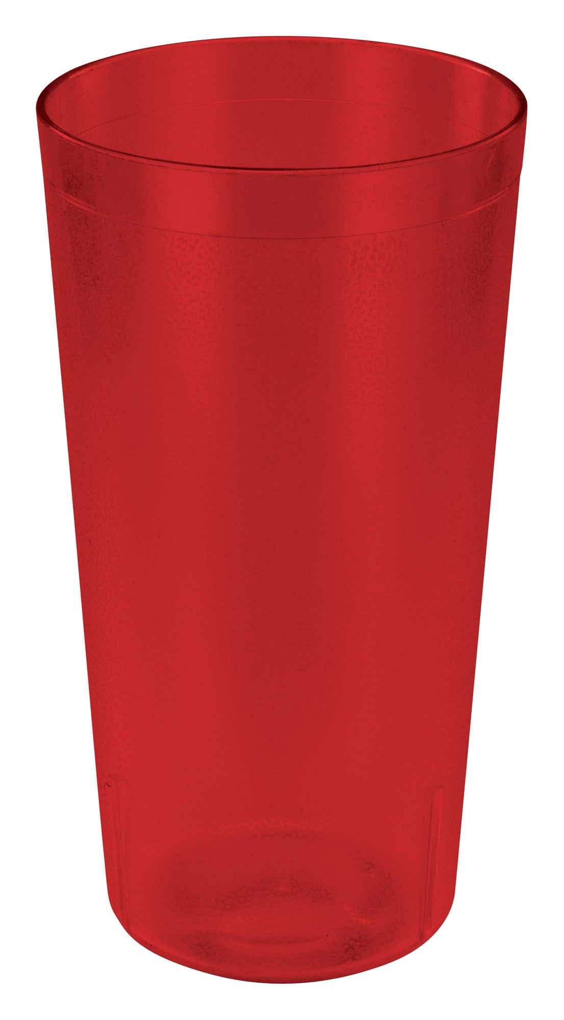 Winco PTP-32R 32 oz. Red Pebbled Tumblers