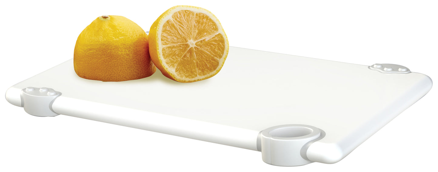 Winco CBN-610WT 6"x10"x1/2" White Cutting Board with Hook