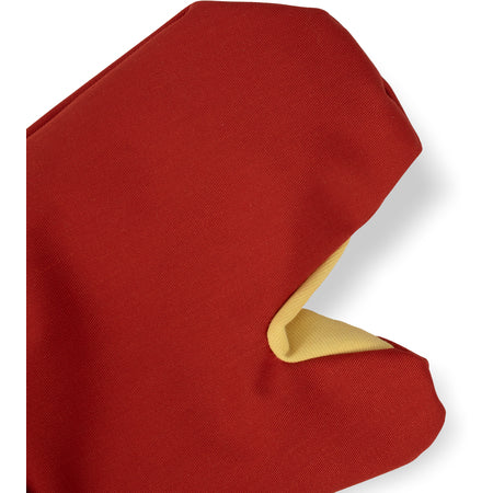 Carlisle CTC15 15" Red Poly/Cotton Blend Conventional Mitt Cool Touch