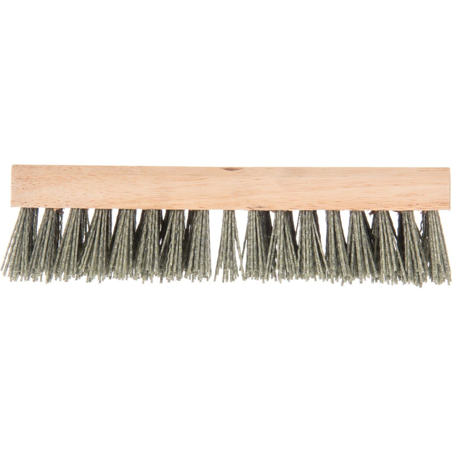 Carlisle 3619100 10" Tan Silicone Flo-Pac Carbide Impregnated Nylon Deck Scrub