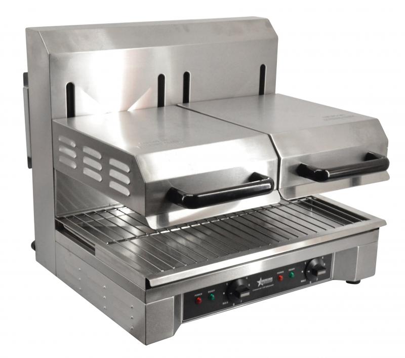 Omcan 39582 Double Stainless Steel Adjustable Salamander