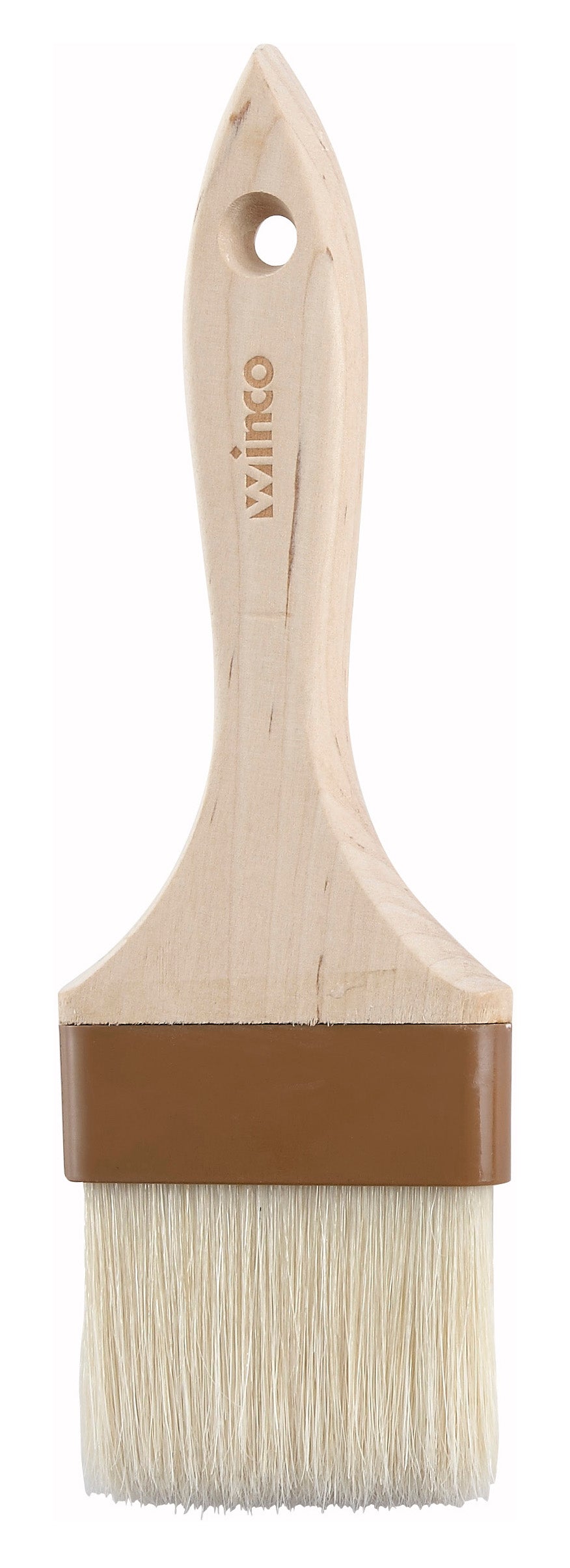 Winco WFB-30 3" Pastry/Basting Brush, Boar Bristle