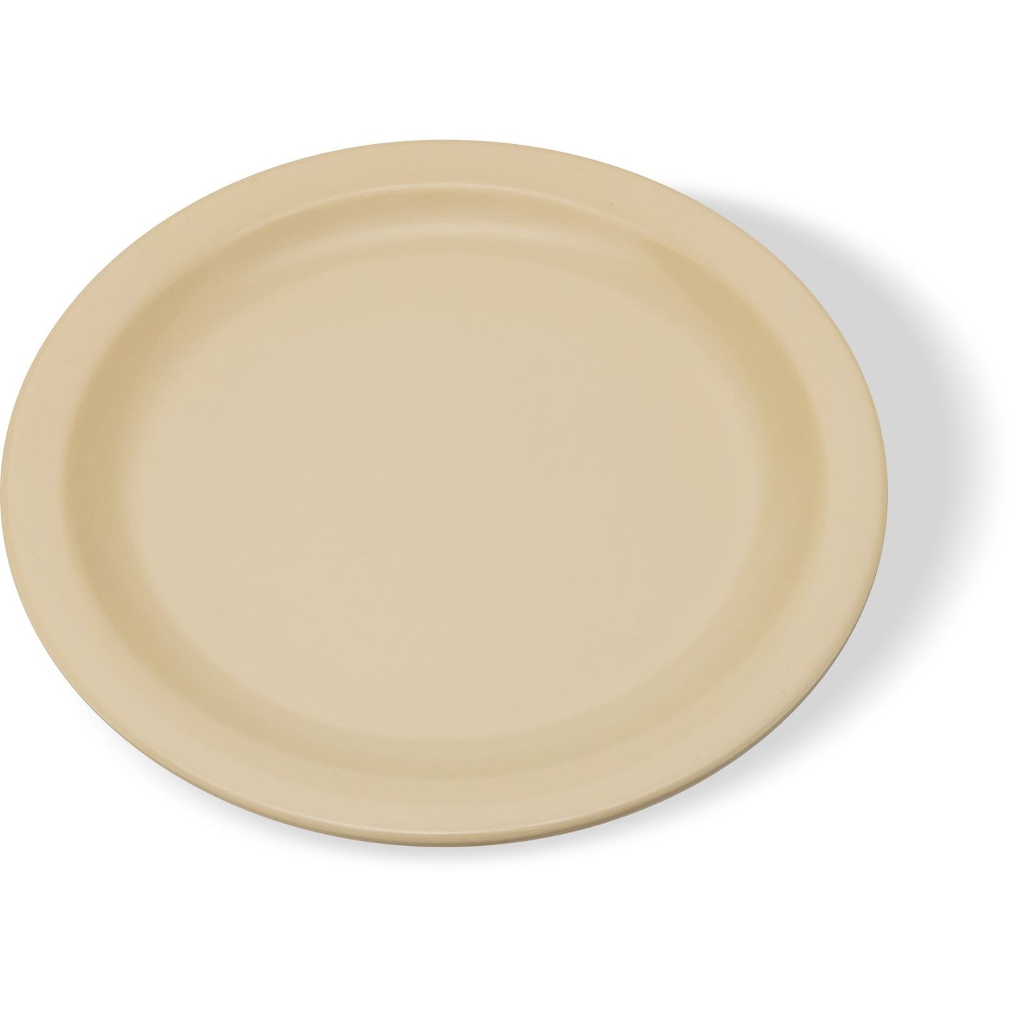 Carlisle KL20425 6.5" Tan Kingline Melamine Pie Plate