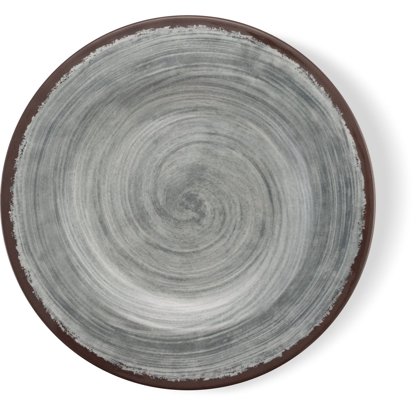 Carlisle 5400218 9" Smoke Mingle Melamine Dinner Plate
