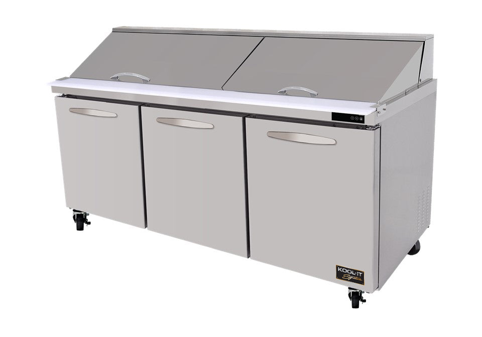 Kool-It KSTM-72-3 72" Triple Door Megatop Sandwich Prep