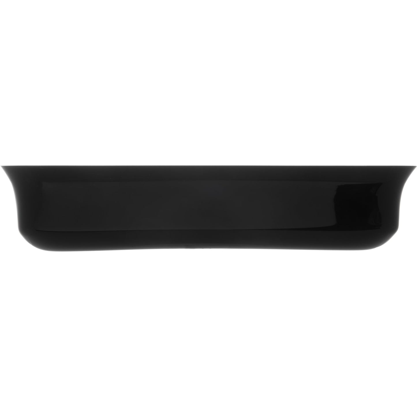 Carlisle 882103 10 lb 12-1/8" x 10-5/32" Black Rectangular Acrylic Crock