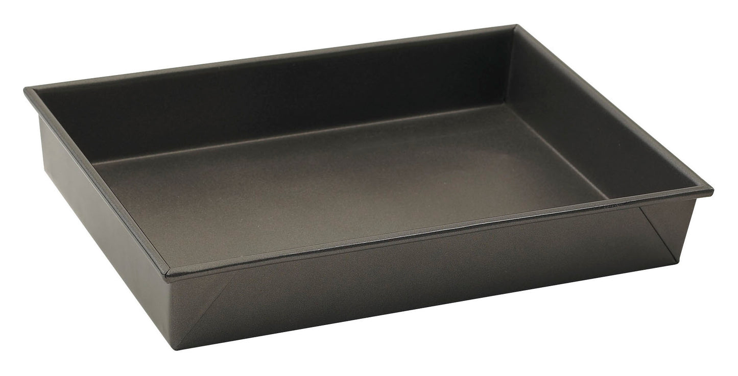 Winco HRCP-1309 13" x 9" x 2-1/4" Rectangular Aluminized Steel Cake Pan