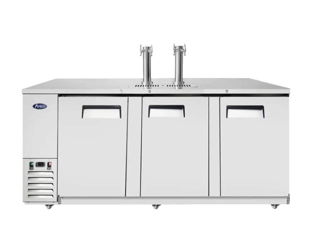 Atosa MKC90GR 90" Triple Stainless Steel Draft Beer Coolers