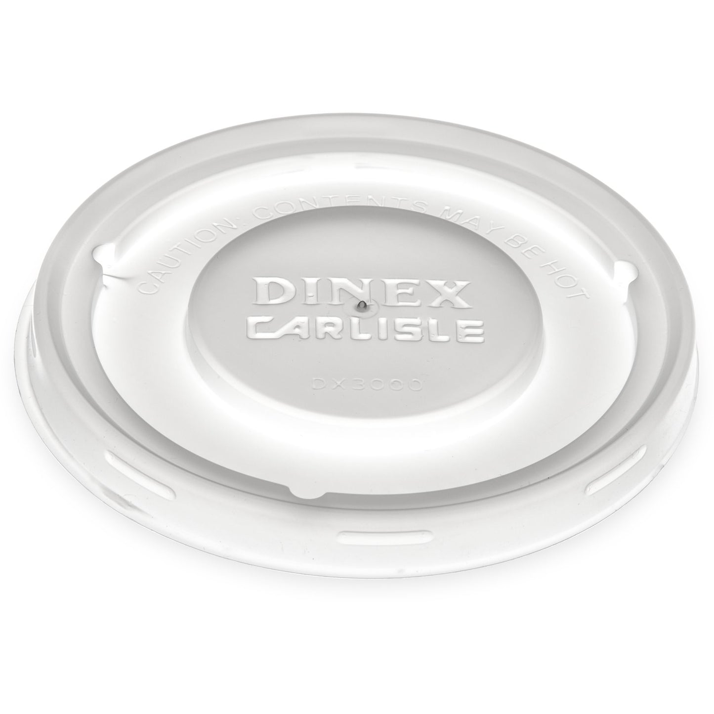 Dinex DX30008714 3.5" Translucent Turnbury Mug & Bowl Lid (1500/cs)