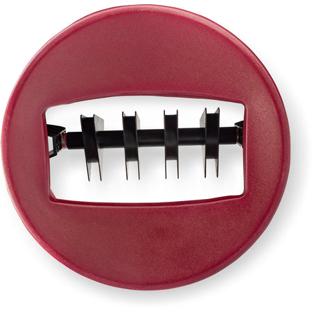 Carlisle KA2000 Burgundy Polyethylene KatchAll Magnetic Flatware Retriever Trash Can Lid