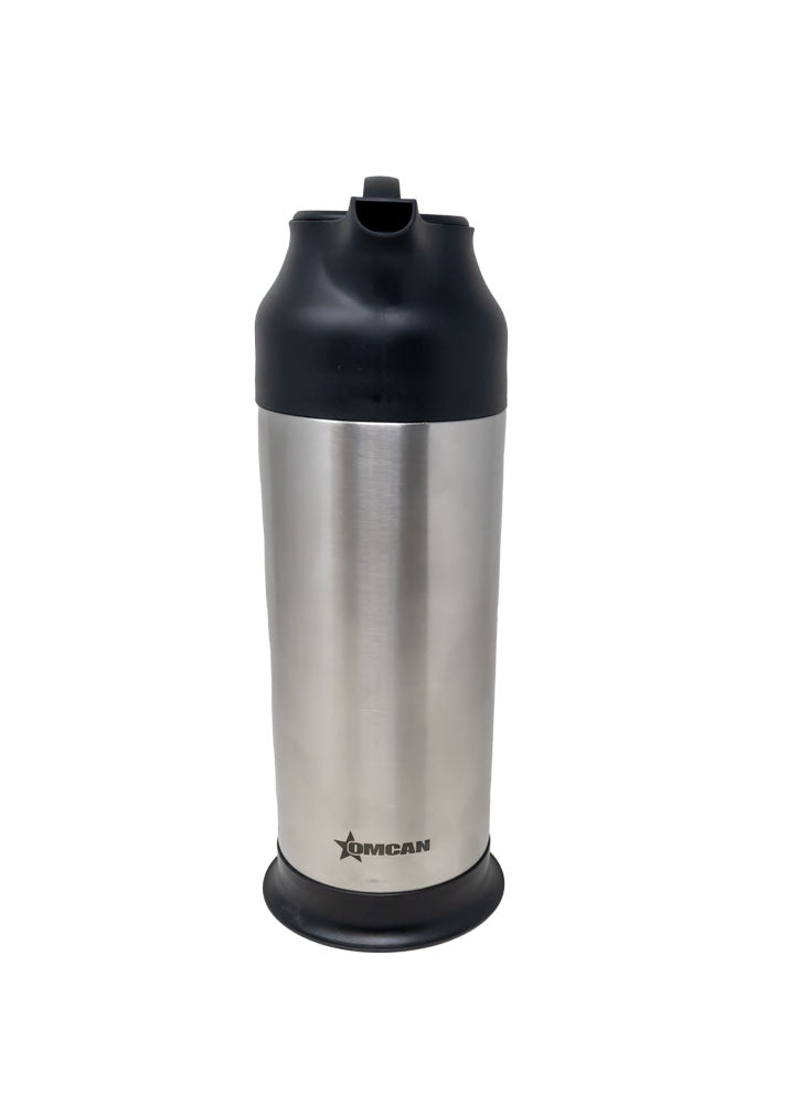 Omcan 47444 34 Oz. (1 L) Stainless Steel Insulated Thermal Coffee Carafe / Server