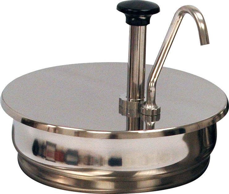 Winco 56752 Stainless Steel Benchmark Condiment Pump for 7 Quart Inset Pan