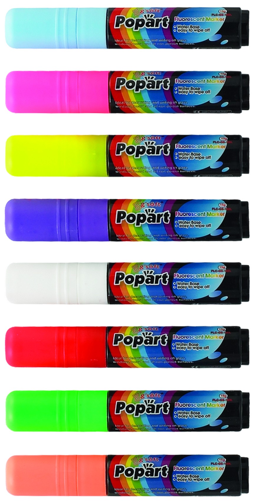 Winco MBPM-G Green Deluxe Plus Neon Marker