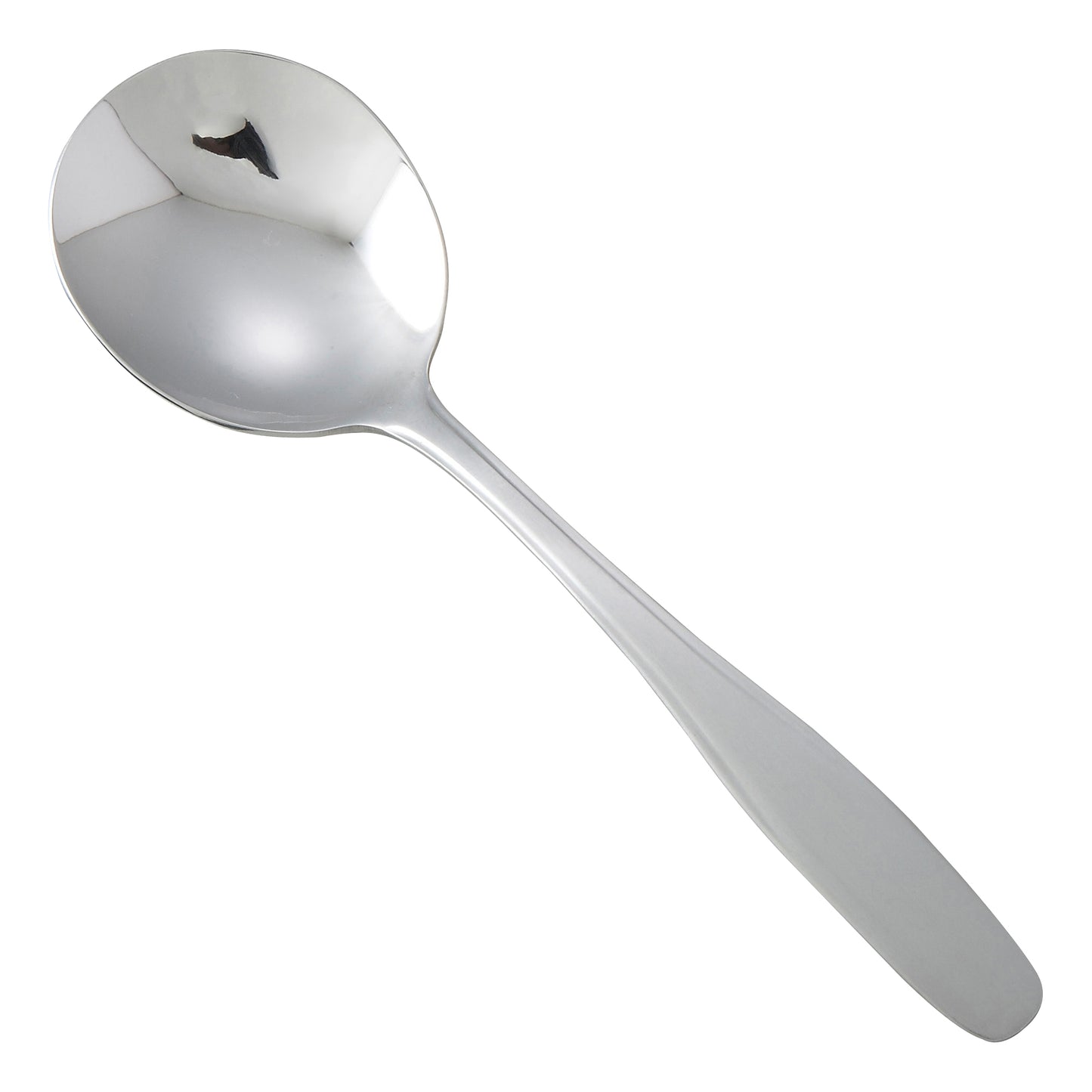 Winco 0008-04 Manhattan Bouillon Spoon, 18/0 Heavyweight