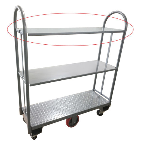 Omcan 44682 16" x 48" Shelf for Utility Cart Item 44680