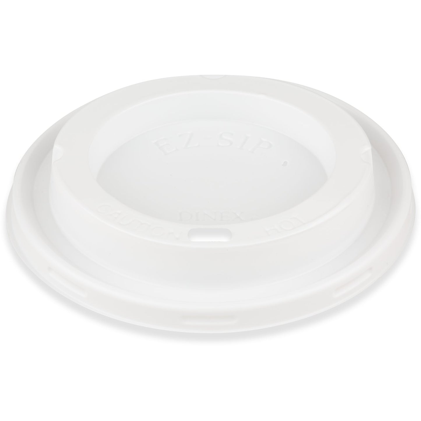 Dinex DX30008775 3.5" White Turnbury EZ-Sip Mug Lid (1000/cs)