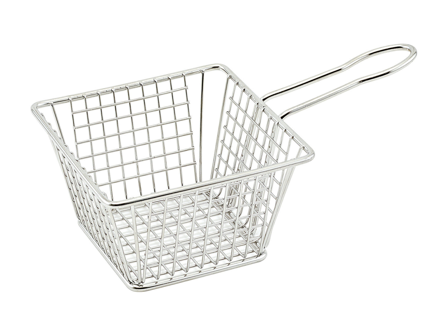 Winco FBM-554S 5"x5"x3" Square Mini Fry Basket