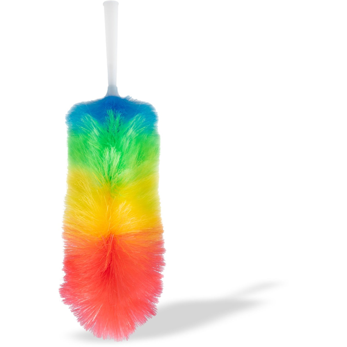 Carlisle 36315600 52" - 81" White 2 Piece Telescoping Poly Wool Duster