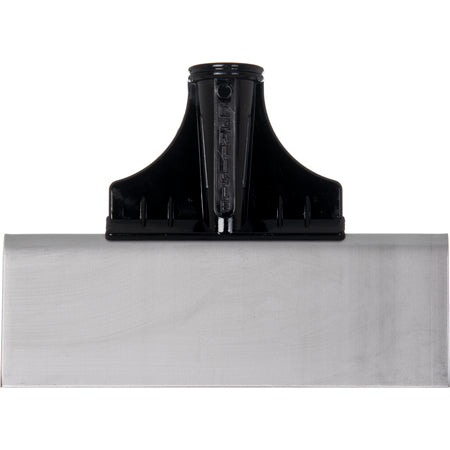 Carlisle 4161900 8" Black Stainless Steel Flo-Pac Floor Scraper With Polycarbonate threaded Handle Socket