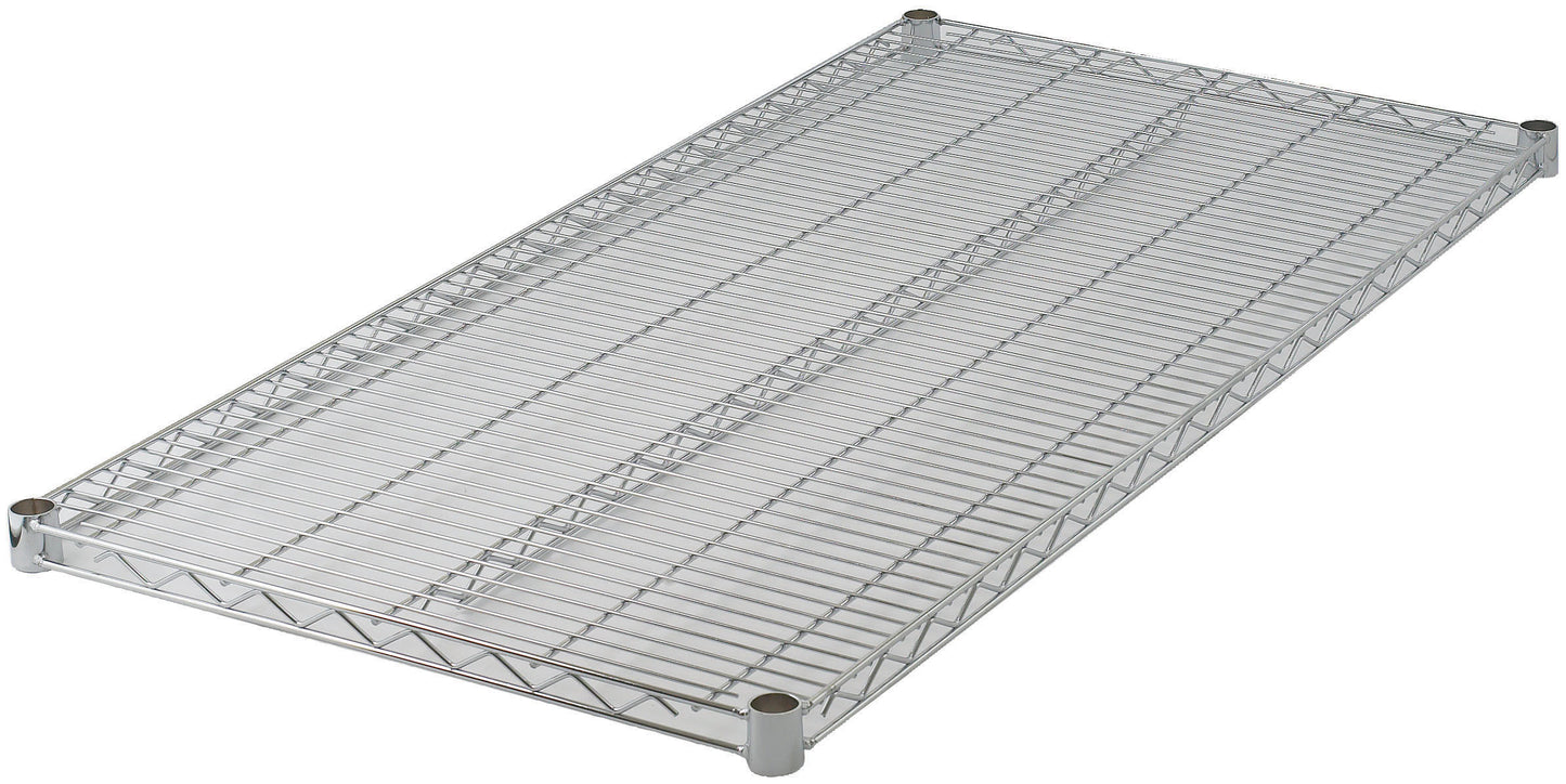 Winco VC-2160 21" x 60" Chrome-Plated Wire Shelf