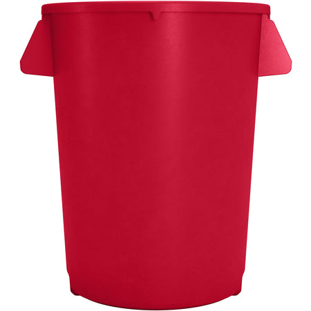 Sparta 84103205 32 Gallon Red Round Polyethylene Bronco Waste Bin Trash Container