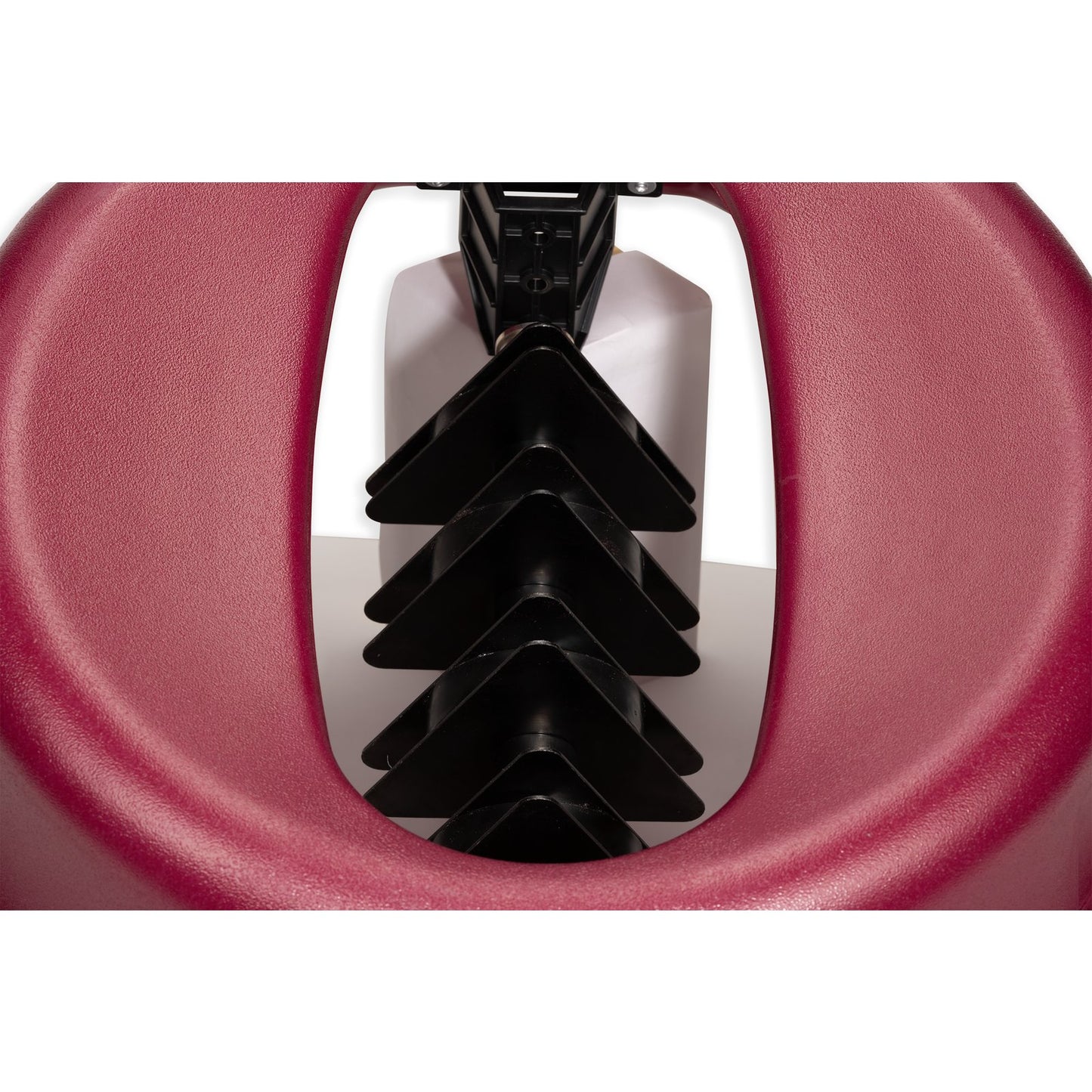 Carlisle KA4400 Burgundy Polyethylene KatchAll Magnetic Flatware Retriever Trash Can Lid
