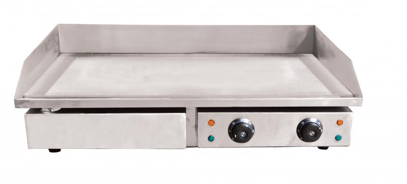 Omcan 34870 29-inch Stainless Steel Griddle with Smooth Surface