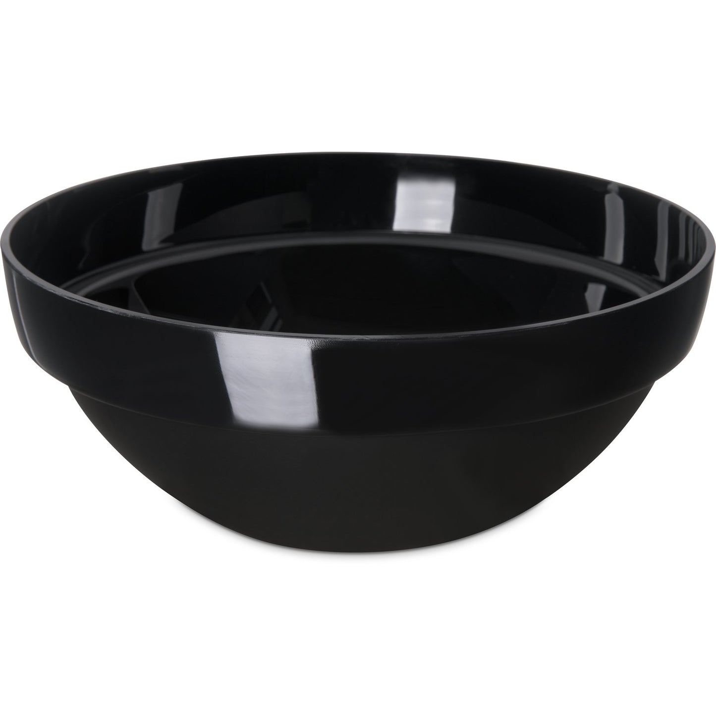 Carlisle 810003 3 Qt Black Acrylic Stack Bowl