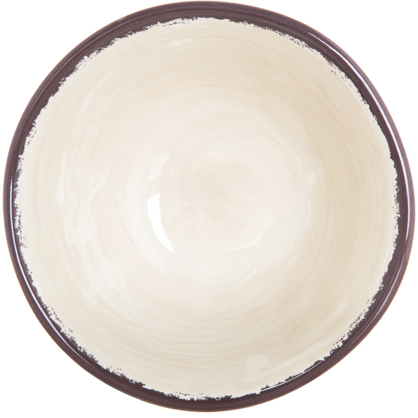 Carlisle 5400453 27 oz Sweet Cream Mingle Melamine Ice Cream Bowl