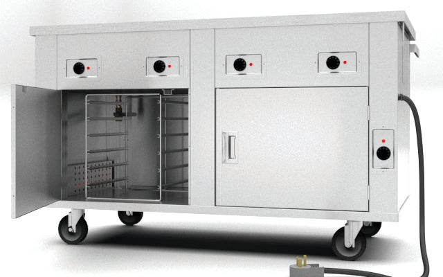 Dinex DXPHD5 5-Well DineXpress Hinged Doors