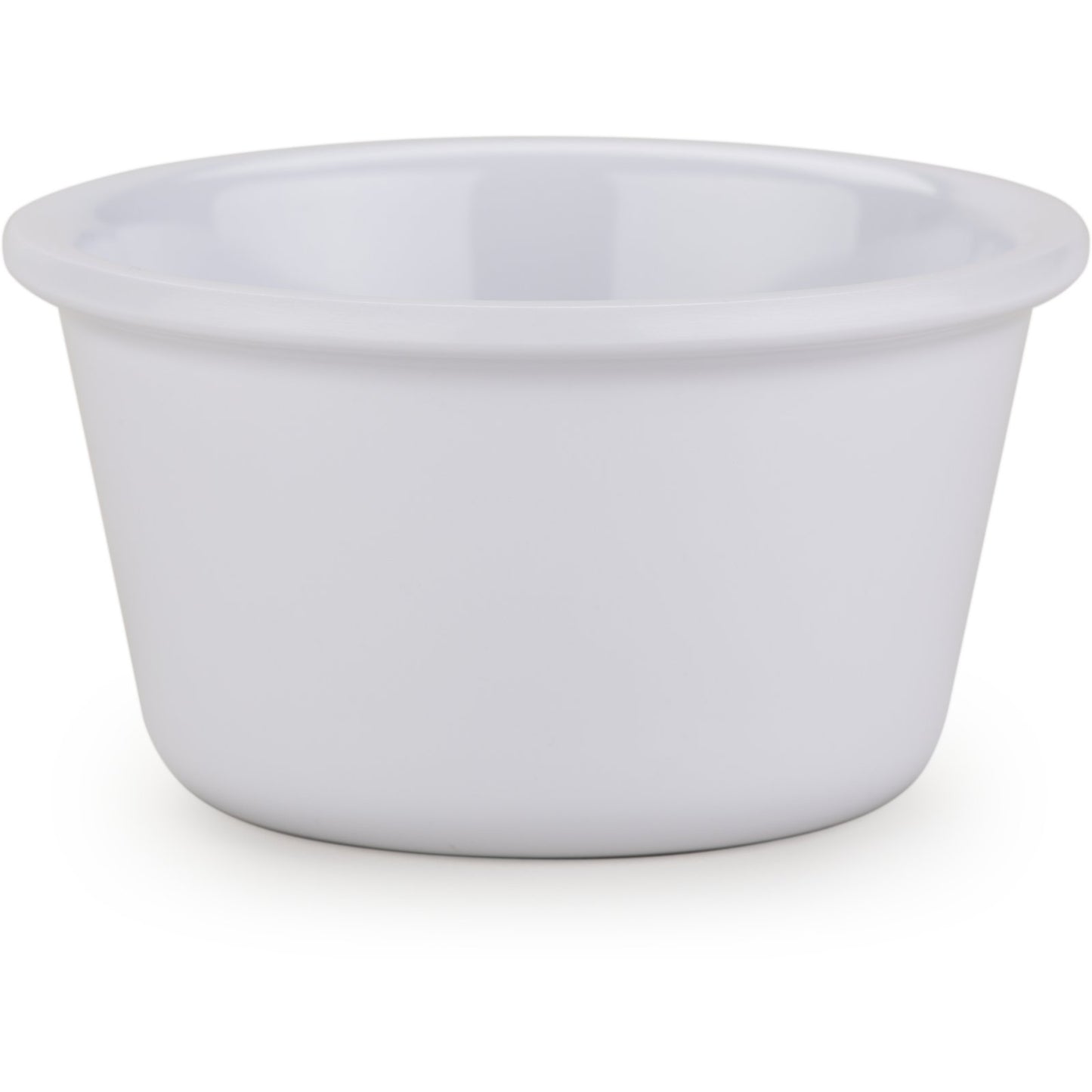 Carlisle S28302 4 oz White Melamine Smooth Ramekin