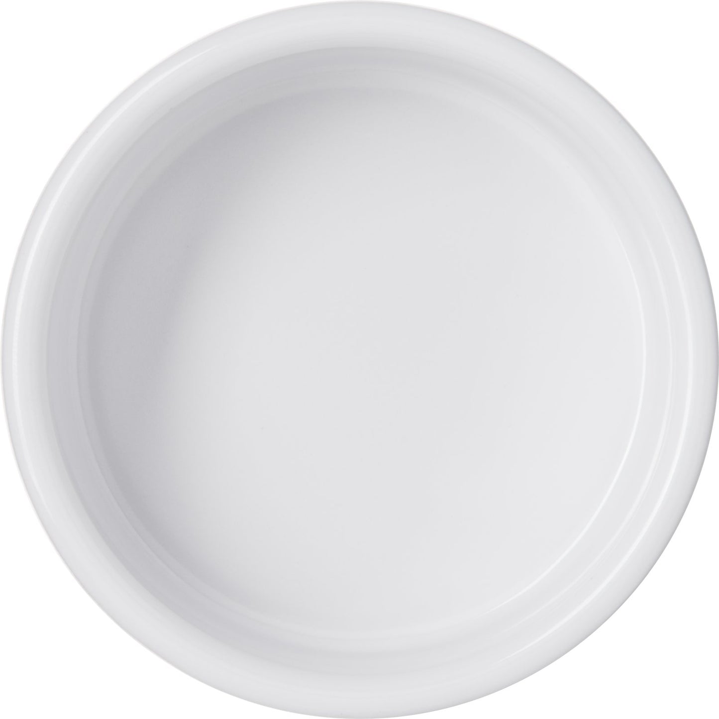 Carlisle 41402 4 oz White Straight-Sided Melamine Ramekin
