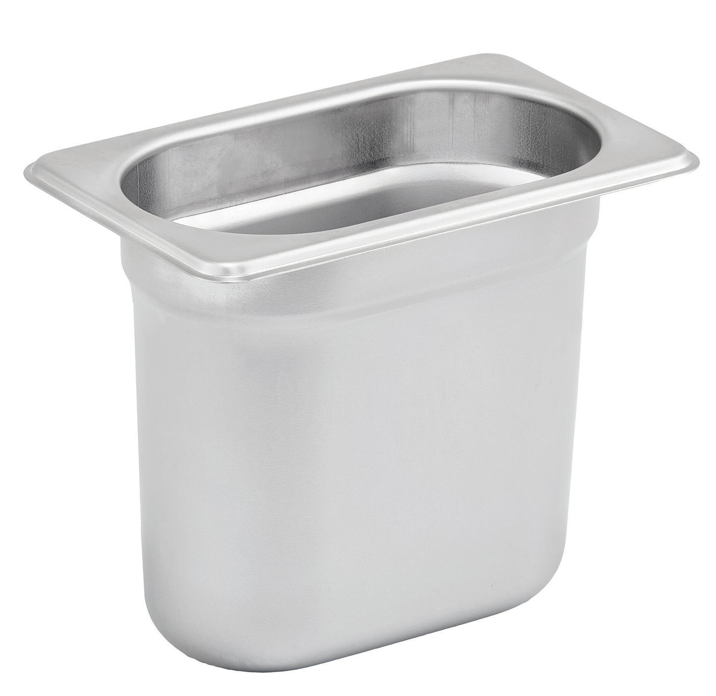 Winco SPJH-906GN 1/9 Size Stainless Steel GN Steam Pan, 6" Deep