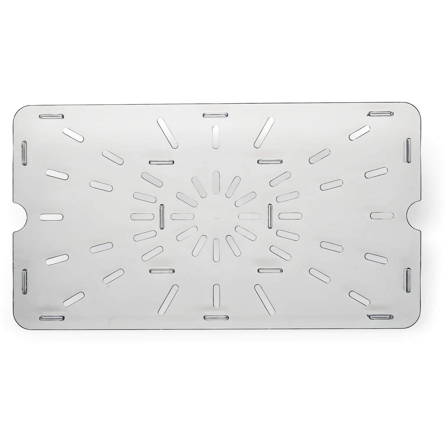 Carlisle 1021507 Full-Size Clear Polycarbonate StorPlus Food Pan Drain Grate