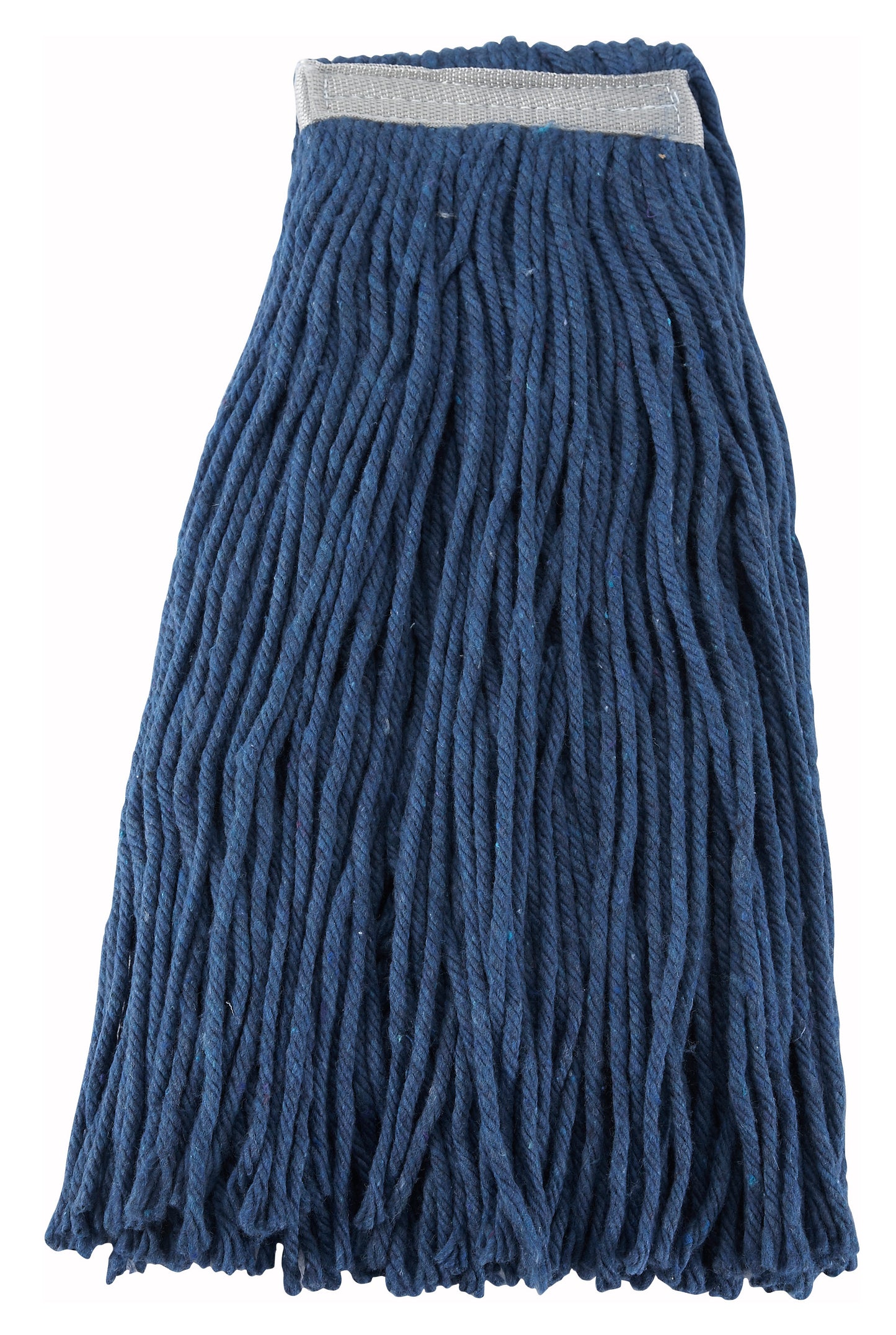 Winco MOP-24C 24oz. Blue Yarn Mop Head, Cut Head