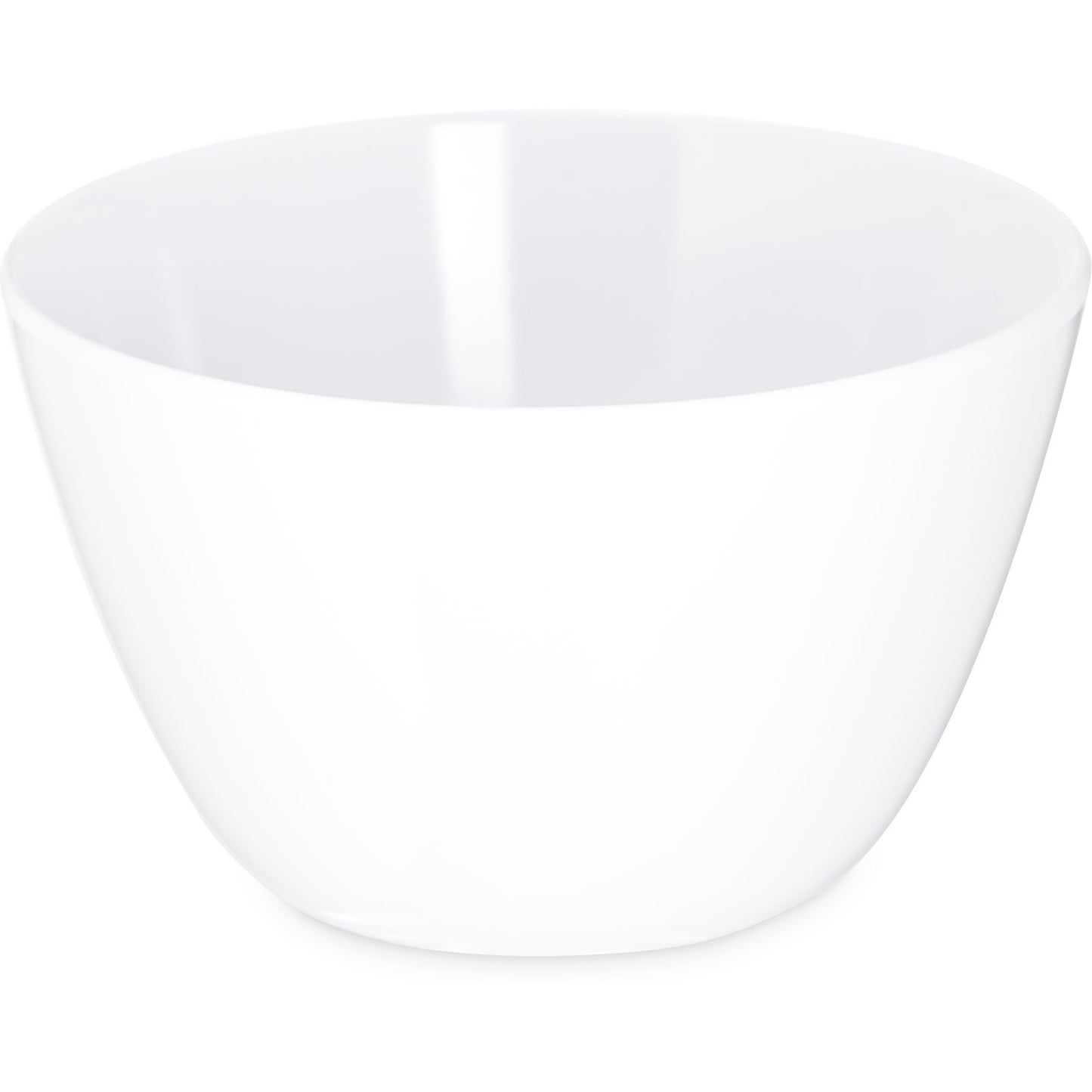 Carlisle KL35002 8 oz White Kingline Melamine Bouillon Cup Bowl
