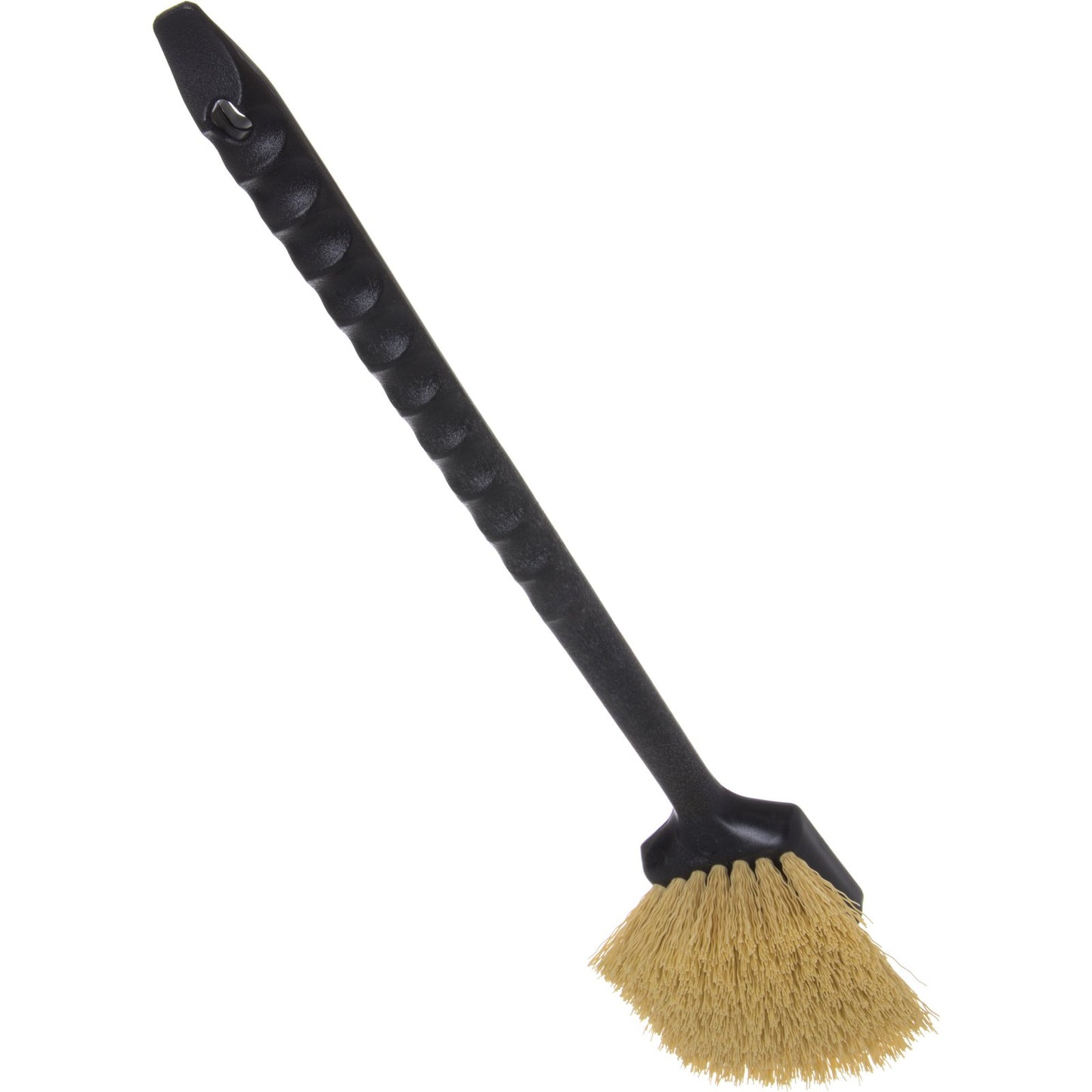 Carlisle 36505L00 20" x 3" Black Sparta Utility Scrub with Polypropylene Bristles