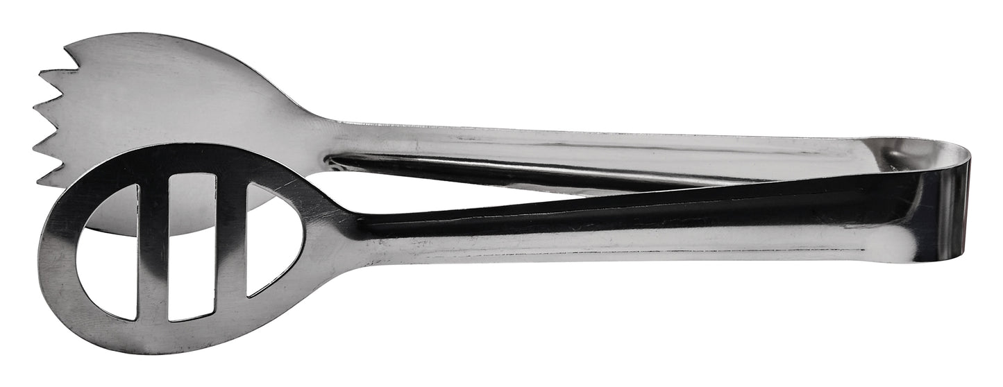 Winco PTOS-8 7-3/4" Stainless Steel Salad Tong