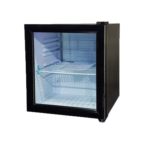 Omcan 44496 52 L 17-inch Black Countertop Display Refrigerator