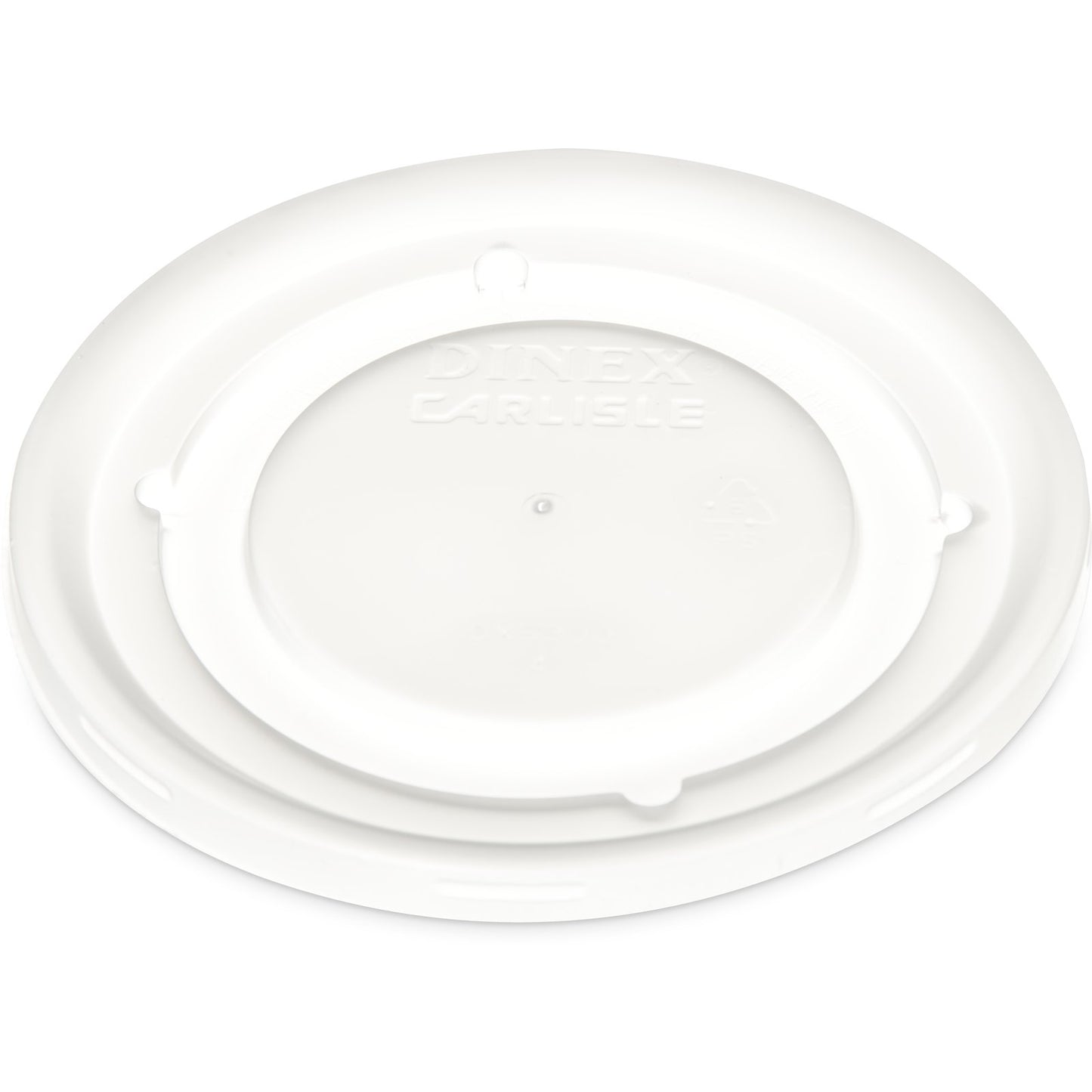 Dinex DX53008714 4.5" Translucent Fenwick Bowl Lid (1000/cs)