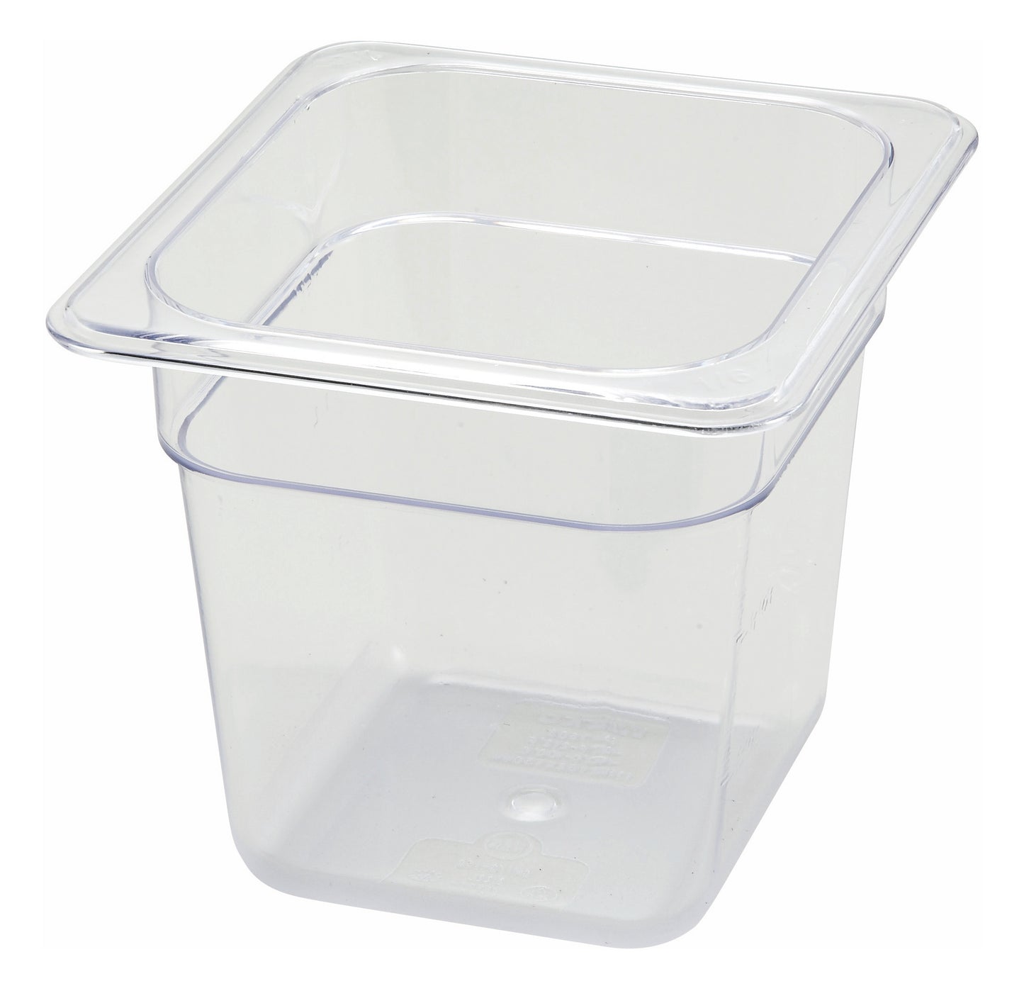 Winco SP7606 1/6 Size Polycarbonate Food Pan, 6" Deep