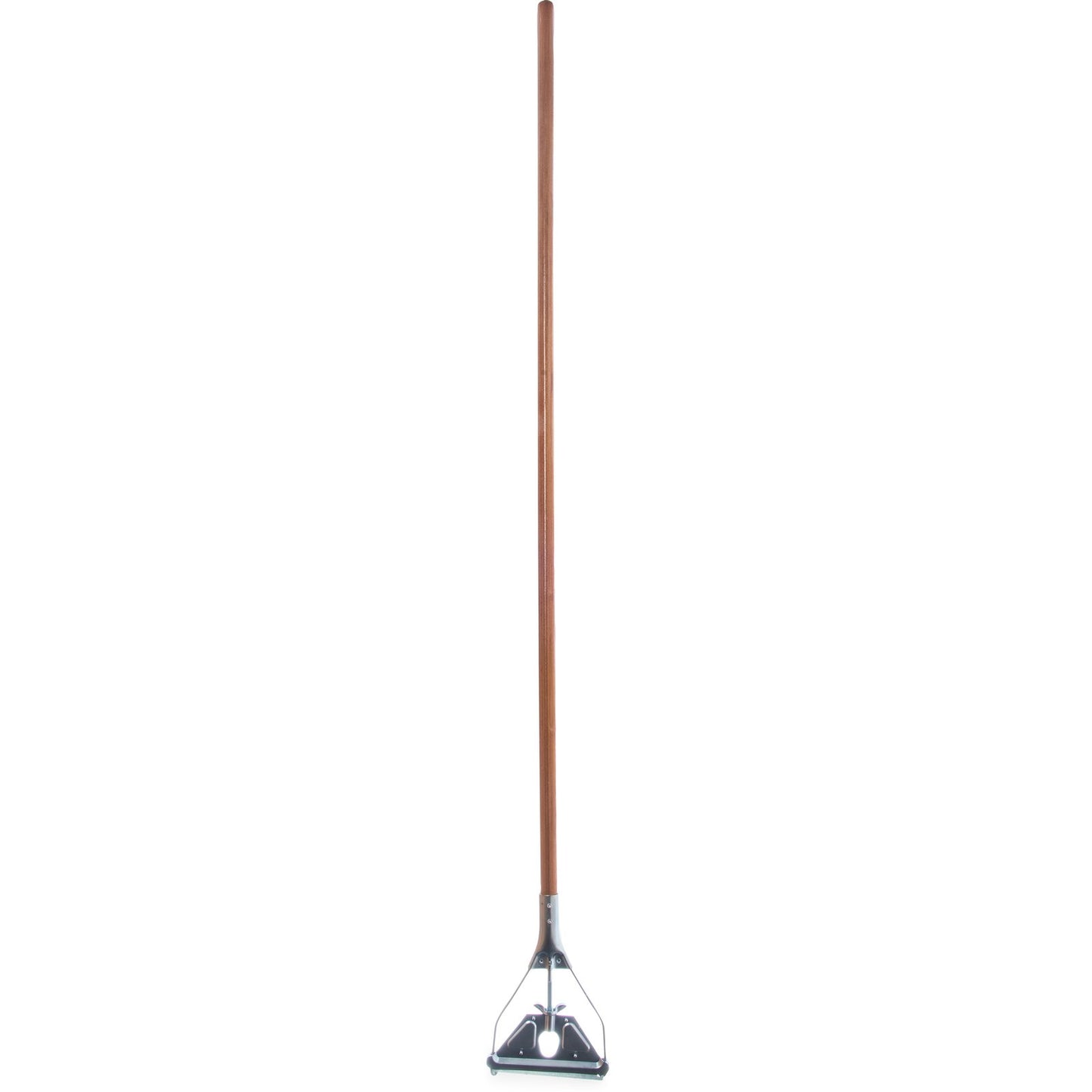 Carlisle 4034000 63" Tan Wood Mop Handle with Metal Head