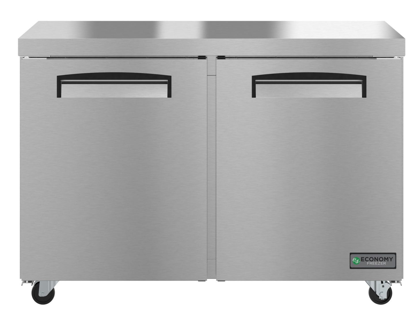 Hoshizaki EUR48A Two Section Stainless Doors Undercounter Refrigerator