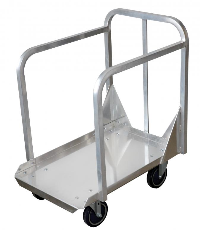 Omcan 27771 Aluminum Bun Pan Truck with 27" x 17.5" Rack