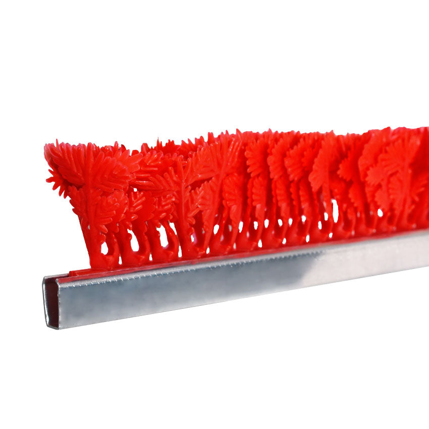 Omcan 10801 1" x 30" Red Parsley Runner with Clip