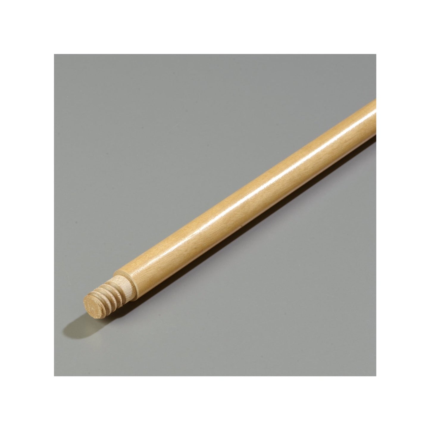 Carlisle 4027100 60" Tan Wood Threaded Handle