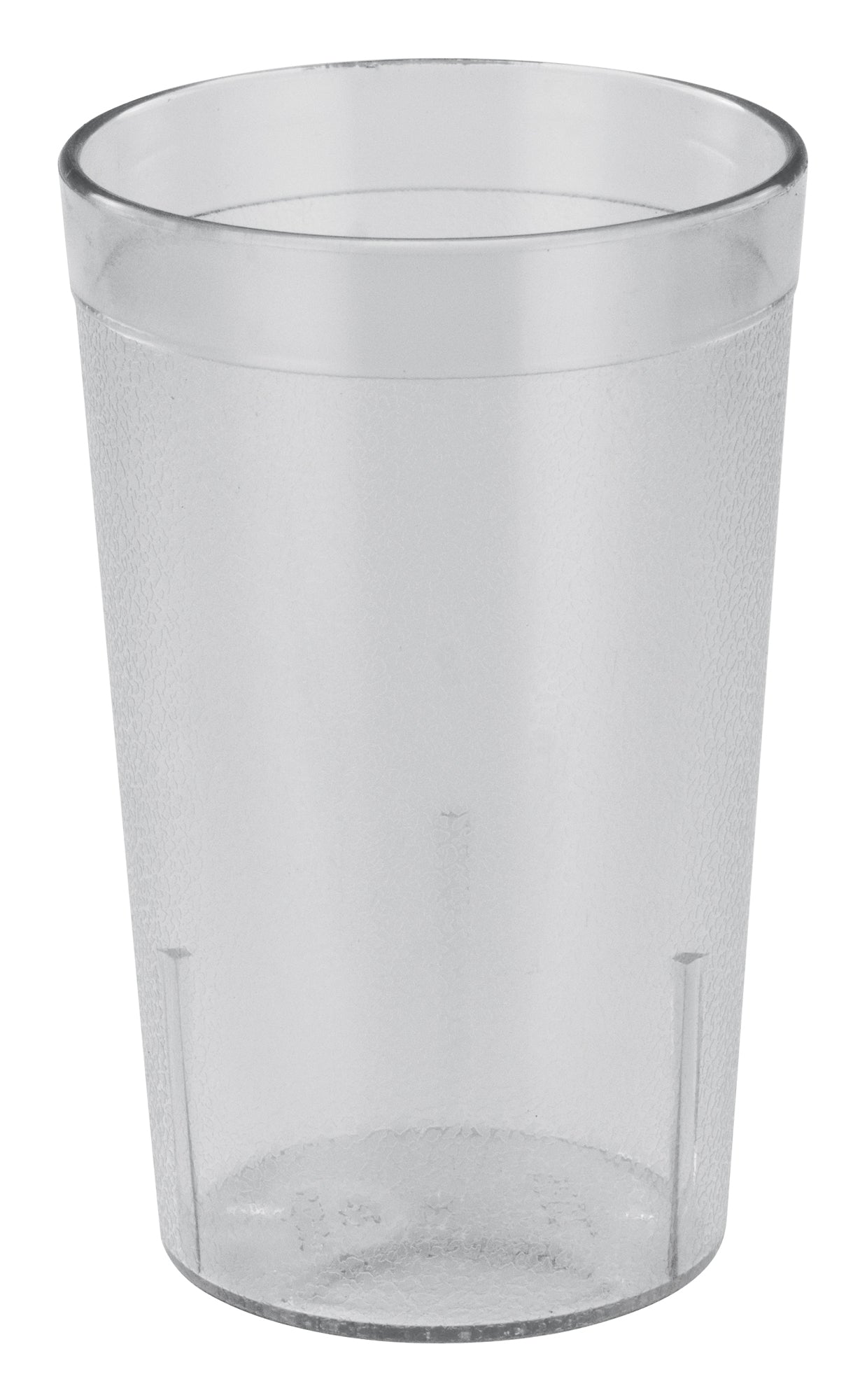 Winco PTP-09C 9-1/2 oz. Clear Pebbled Tumblers