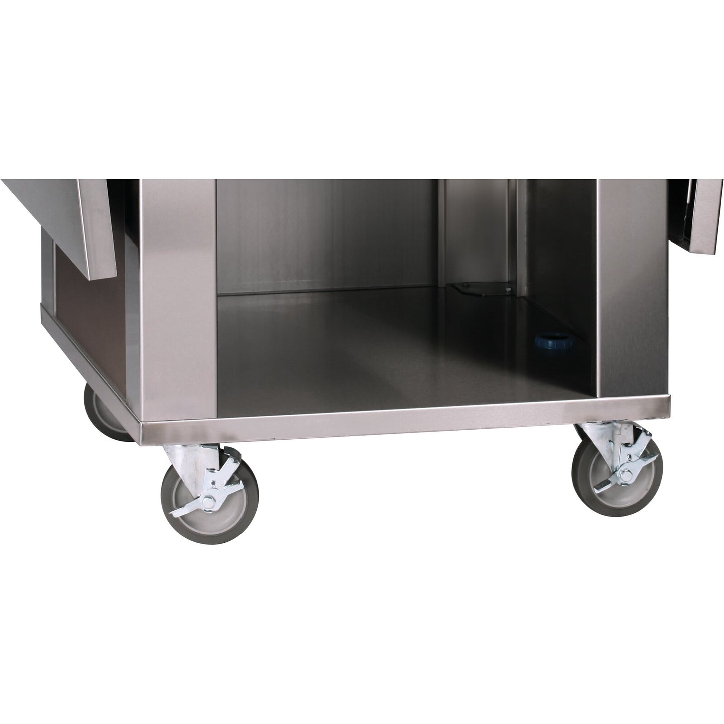 Dinex DXPICTCAST64S 6" Silver Swivel Casters with Brakes