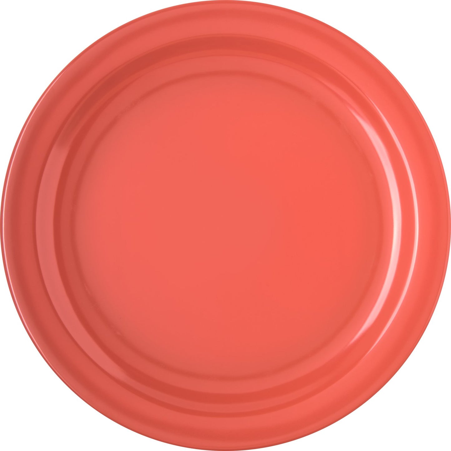 Carlisle 4350052 10.25" Sunset Orange Dallas Ware Melamine Dinner Plate