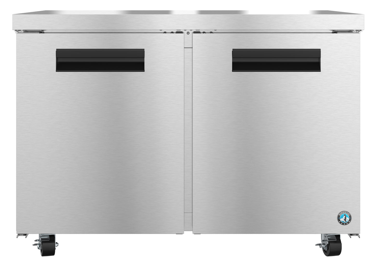 Hoshizaki UF48A Two Section Stainless Doors Undercounter Freezer
